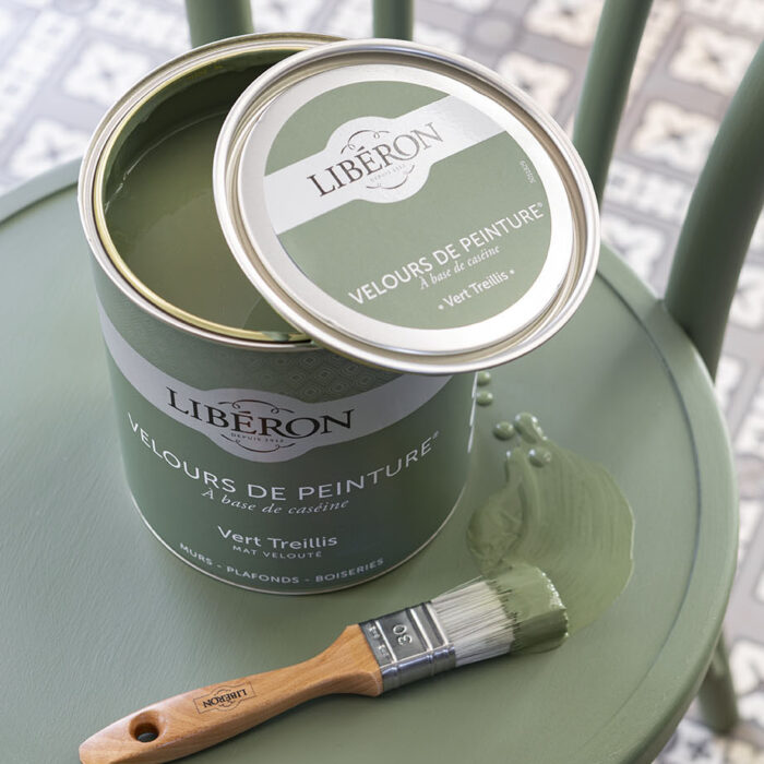 VELOURS DE PEINTURE Couleur Vert Sauge Liberon France