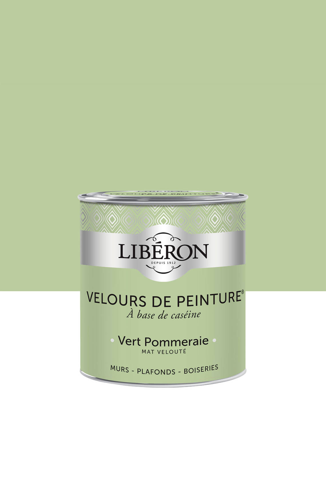 Velours De Peinture Couleur Vert Pommeraie Lib Ron