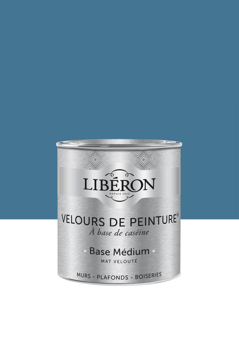 Velours De Peinture Couleur Bleu D Iroise Lib Ron