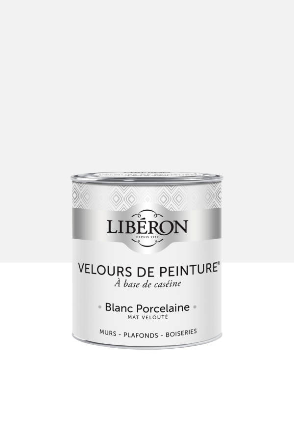 VELOURS DE PEINTURE ® - Couleur Blanc Porcelaine - Libéron