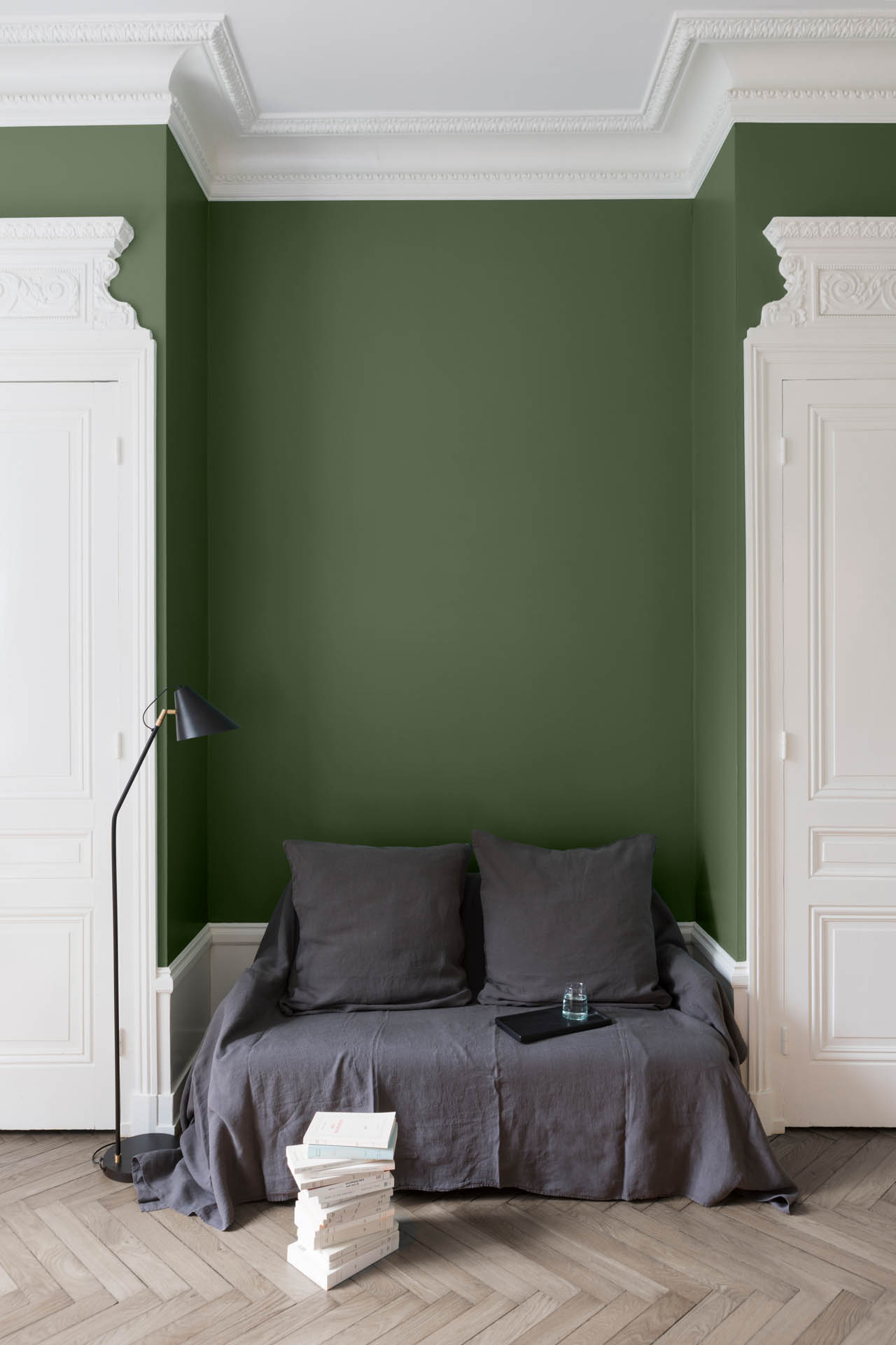 Peinture pour meubles à base de caséine Vert de Gris 0,5 L LIBERON